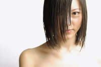 Young woman with wet hair, head shot - Alex Microstock02