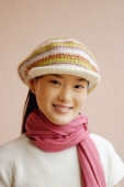 Young woman wearing cap, smiling, portrait - Alex Microstock02