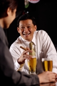 Two men drinking beer. - Alex Microstock02