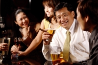 Couples at bar, drinking - Alex Microstock02