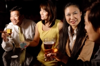Couples drinking at bar - Alex Microstock02