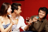 Young adults toasting with drinks - Alex Microstock02