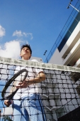 Man holding tennis racket - Alex Microstock02