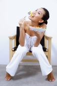 Woman eating salad - Alex Microstock02
