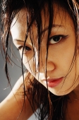 Young woman looking at camera, hair wet - Alex Microstock02