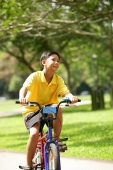 Boy in park, cycling - Alex Microstock02