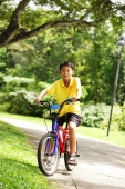 Boy on bicycle, looking at camera - Alex Microstock02