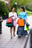Young women carrying shopping bags, walking - Alex Microstock02