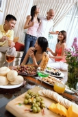 Adults in living room, having party - Alex Microstock02