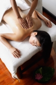 Woman on massage table being massaged - Alex Microstock02
