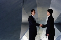 Two businessmen shaking hands - Yukmin