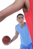 Two men playing basketball - blueduck