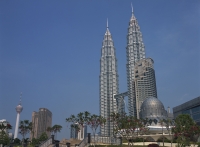 Petronas Towers and the mosque, Kuala Lumpur, Malaysia - OTHK