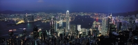 Hong Kong Cityscape from the Peak at night - OTHK