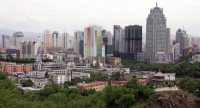 Cityscape of Urumuqi from Hongshan Park to the north, Urumuqi, Xinjiang - OTHK
