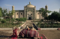 A camel in front of the Abakh Hoja tomb, Kashgar, Xinjiang - OTHK