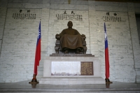 The statue of Chiang Kai-shek at the Memorial Hall, Taipei, Taiwan - OTHK
