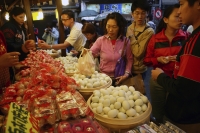 Shop of thousand years egg at Danshui Street, Taipei, Taiwan - OTHK