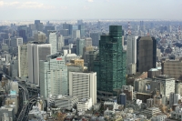 Cityscape of Minato-ku from Roppongi Hills,, Tokyo, Japan - OTHK