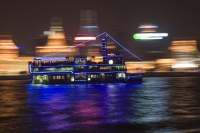 A sightseeing ferry at Huangpu River, Shanghai, China - OTHK
