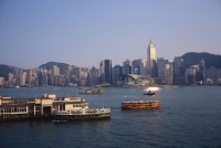 Star Ferry Pier and Hong Kong skyline, Hong Kong - OTHK