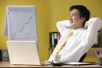 Businessman in office - Asia Images Group