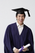Man with diploma - Asia Images Group