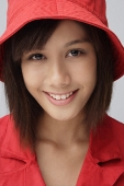 Young woman in red hat - Asia Images Group