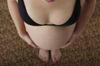 Top view of pregnant woman - Asia Images Group
