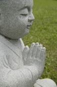 Profile of stone Buddha - Asia Images Group