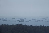 Ships in Singapore port in the morning - Asia Images Group