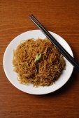 Chinese noodles with chopsticks. - Asia Images Group