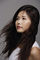 Head shot of beautiful Chinese woman - Asia Images Group