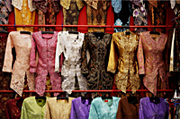 Traditional Malaysian attire for woman, baju kebaya - Asia Images Group