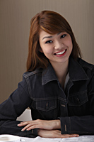 Young Chinese woman smiling - Asia Images Group