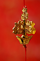 Gold Chinese good fortune decoration - Asia Images Group