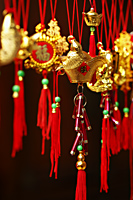 Gold Chinese New Year decorations - Asia Images Group