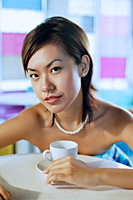 Young woman looking at camera, portrait - Asia Images Group