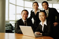 Group of executives, portrait - Asia Images Group