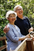 Senior couple side by side, looking at camera - Asia Images Group