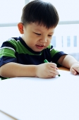 Young boy drawing - Asia Images Group