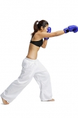 Female boxer, practicing - Asia Images Group
