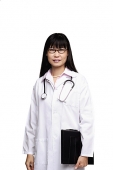 Doctor smiling at camera, portrait - Asia Images Group