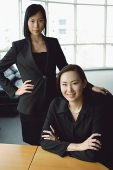 Businesswomen looking at camera, portrait - Asia Images Group