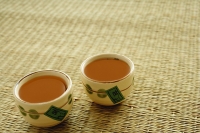 Still life with two cups of Chinese Tea - Asia Images Group