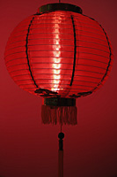 Red Chinese lanterns - Asia Images Group