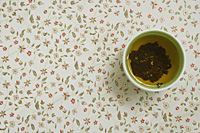 Chinese tea on a patterned surface - Asia Images Group