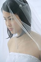 A bride with a veil - Asia Images Group