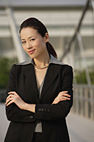 Businesswoman looking at camera - Asia Images Group