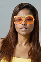 Portrait of woman with sunglasses - Asia Images Group